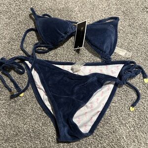 NWT Juicy Couture Velour Bikini